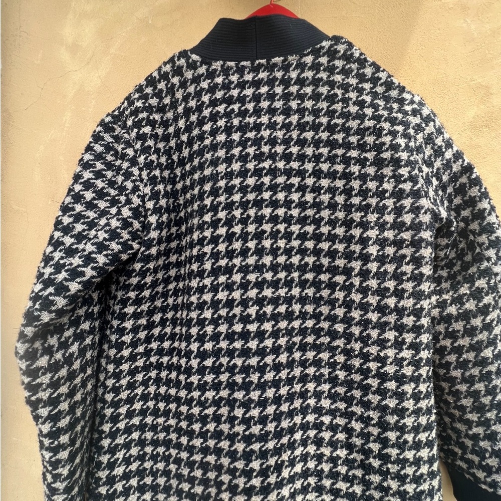 Avec Les Filles Black and White Houndstooth Cardigan - Picture 4 of 9